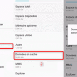 Effacer le Cache sur Android