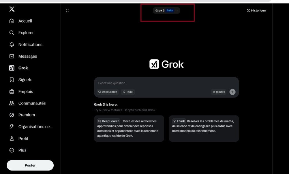 Utiliser Grok 3 Gratuitement