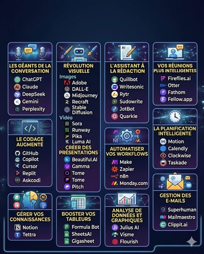 Guide Ultime des Meilleurs Outils IA 2026