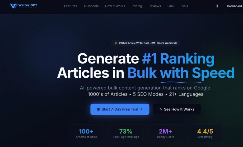 Writer-GPT : Rédiger du contenu intelligent et optimisé SEO