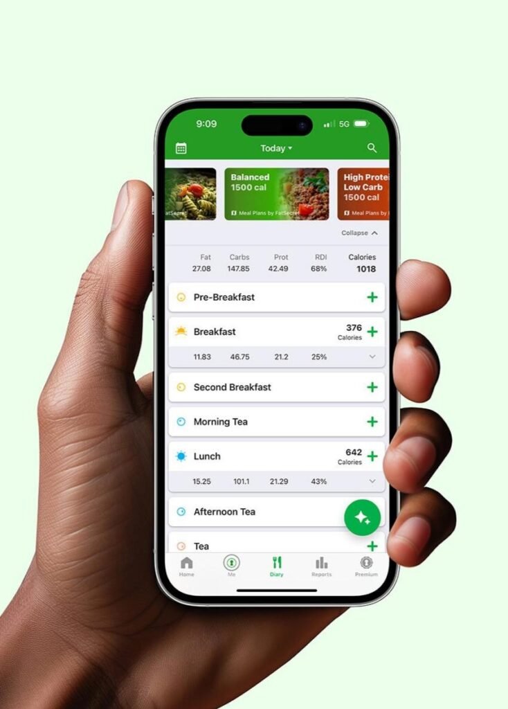 application compteur de calories